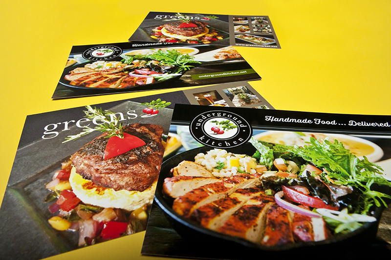 Underground Kitchen postcards